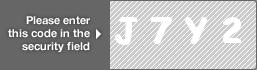 captcha code for visual authentication  letter J number 7 letter Y number 2