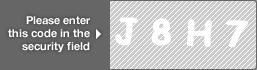 captcha code for visual authentication  letter J number 8 letter H number 7