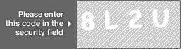 captcha code for visual authentication  number 8 letter L number 2 letter U