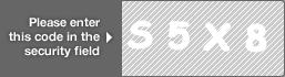 captcha code for visual authentication  letter S number 5 letter X number 8