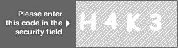 captcha code for visual authentication  letter H number 4 letter K number 3