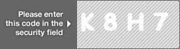 captcha code for visual authentication  letter K number 8 letter H number 7