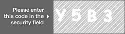 captcha code for visual authentication  letter Y number 5 letter B number 3