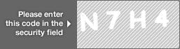 captcha code for visual authentication  letter N number 7 letter H number 4