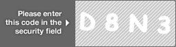 captcha code for visual authentication  letter D number 8 letter N number 3