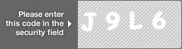 captcha code for visual authentication  letter J number 9 letter L number 6