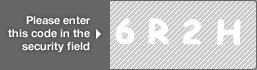 captcha code for visual authentication  number 6 letter R number 2 letter H