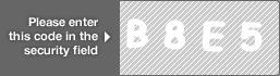 captcha code for visual authentication  letter B number 8 letter E number 5
