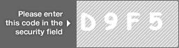 captcha code for visual authentication  letter D number 9 letter F number 5