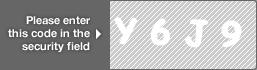captcha code for visual authentication  letter Y number 6 letter J number 9